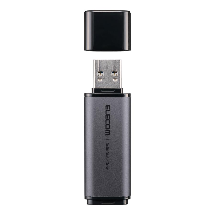 ELECOM（エレコム） 外付け SSD キャップ式 ポータブル SSD 1TB USB3.2