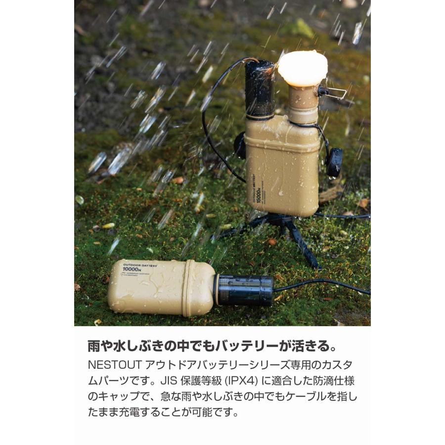 エレコム NESTOUT専用 充電防水キャップ CAP-１ 交換パッキン2個付属  ELECOM OD-NEWPCP1BK | ELECOM | 04