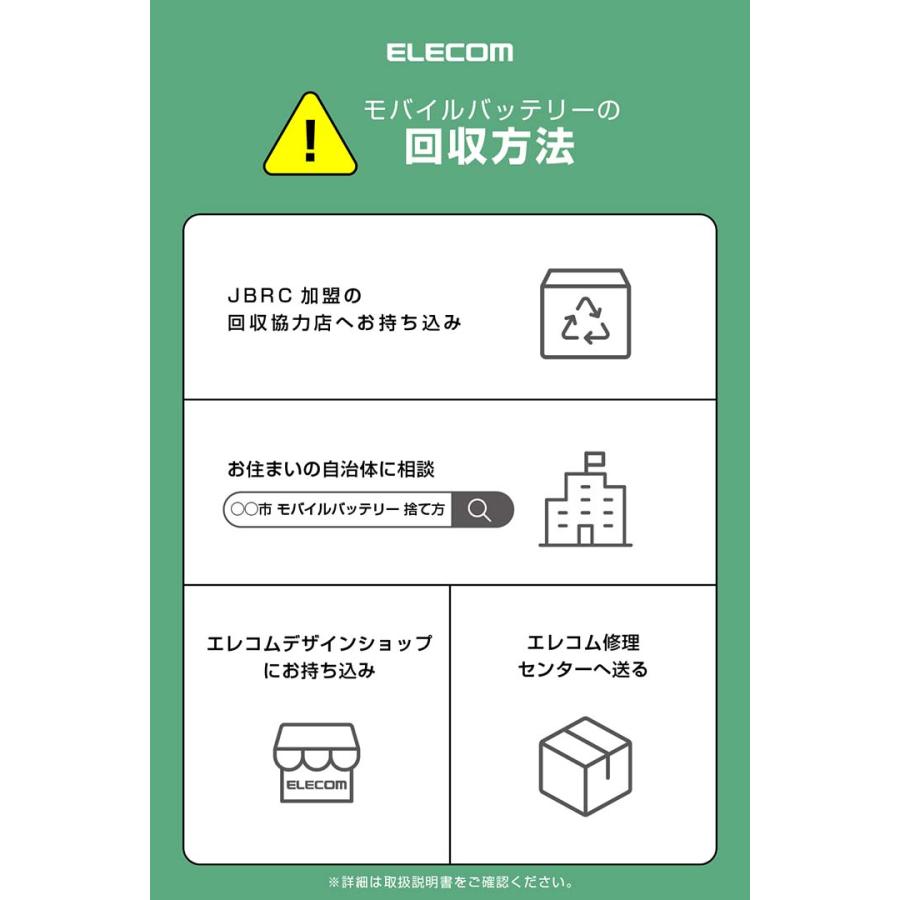 エレコム 半固体モバイルバッテリー 10000mAh 35W Type-C×2 USB-A モバイル バッテリー 半固体リチウム電池 残量表示 ホワイト ELECOM DE-C86-10000WHの画像