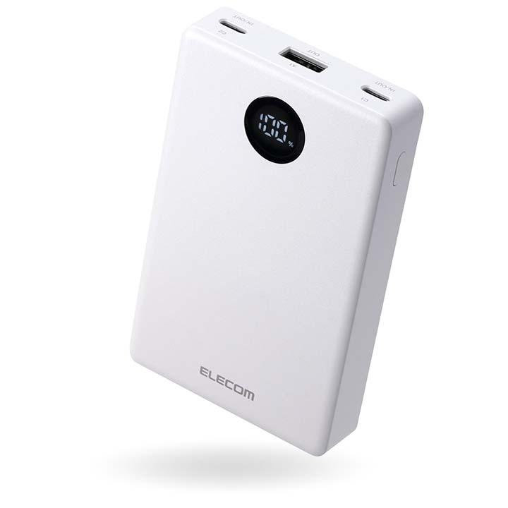 ELECOM（エレコム） 半固体モバイルバッテリー 10000mAh 35W Type-C×2