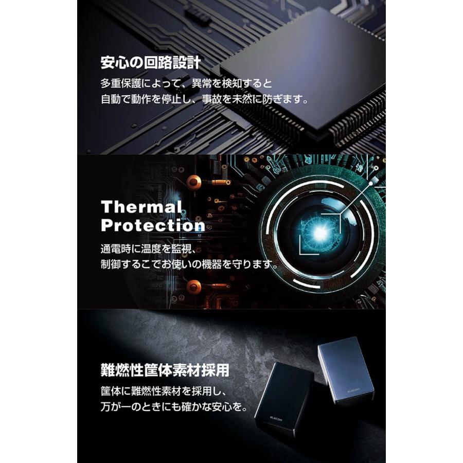 ELECOM（エレコム） 半固体 モバイルバッテリー 20000mAh 67W 液晶表示