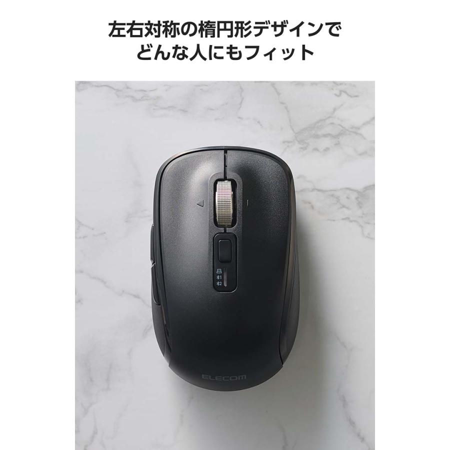 ELECOM（エレコム） OSMOD8 無線 Bluetooth マウス チルト付 8ボタン M