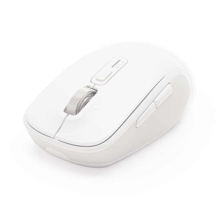 エレコム OSMOD8 無線 Bluetooth マウス チルト付 8ボタン Mサイズ マルチペアリング ワイヤレス 乾電池式 ホワイト  ELECOM M-MY50MBSWH | ELECOM | 02