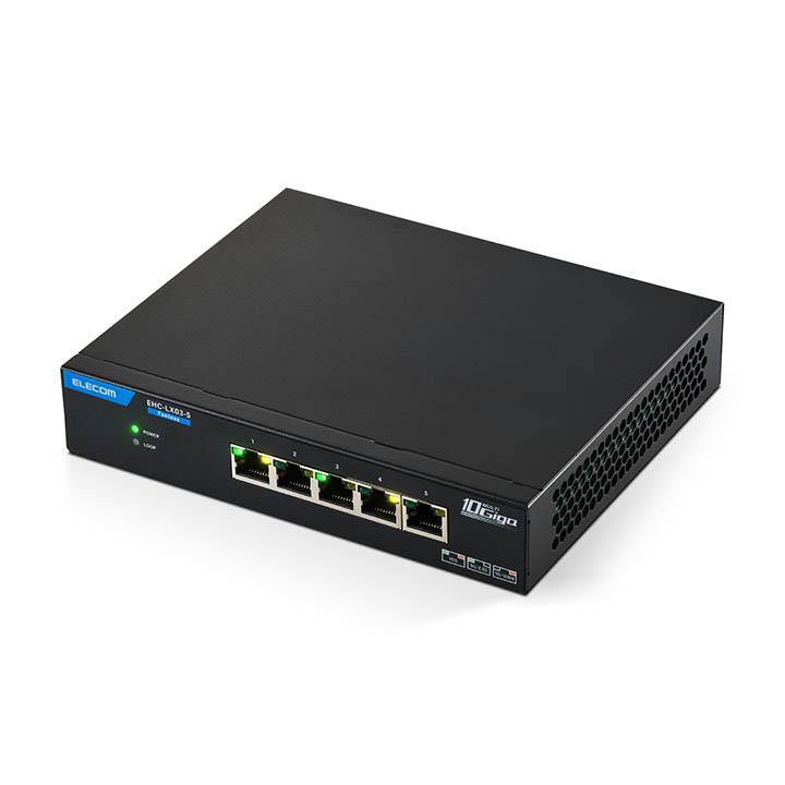 ELECOM（エレコム） Giga対応 スイッチングハブ 10Gマルチギガ 対応 5