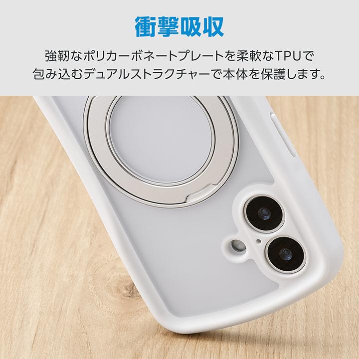 ELECOM（エレコム） iPhone17 用 Grippy ハイブリッドケース