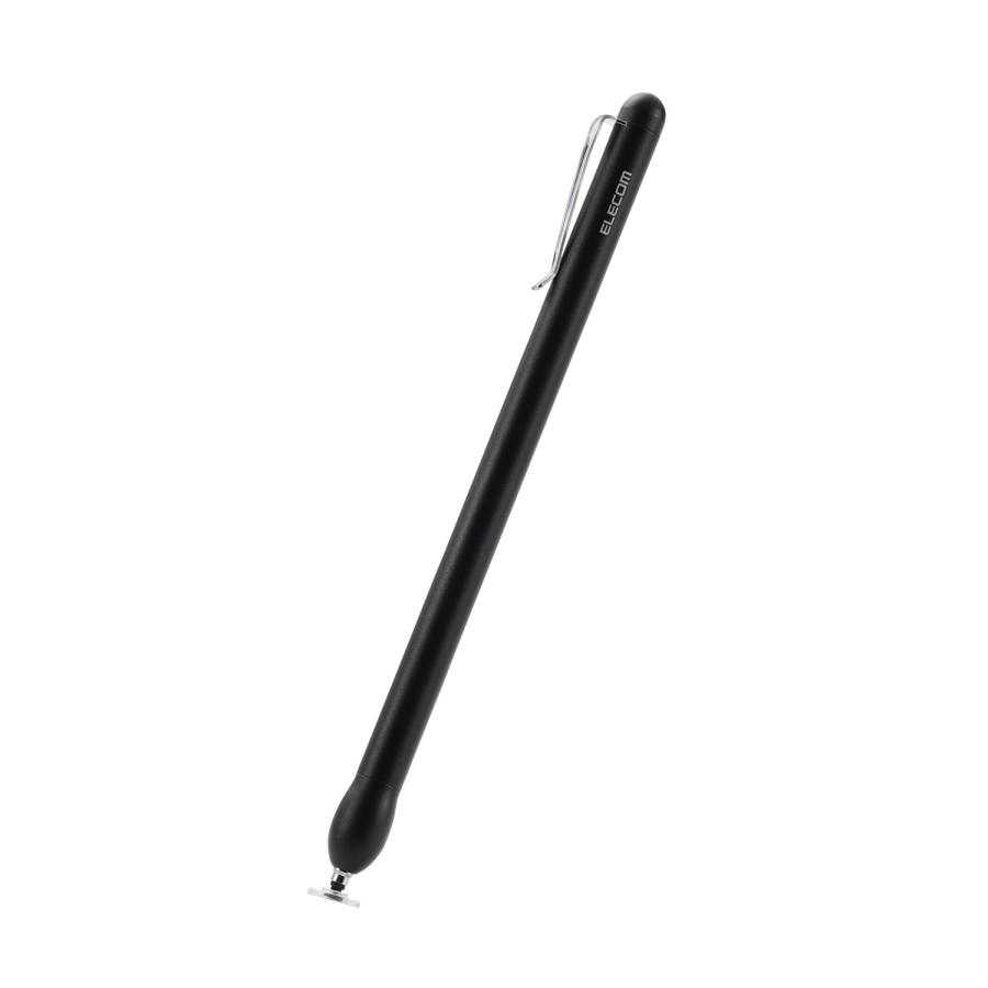 エレコム スマホ・タブレット用 スリム タッチペン 高感度 シリコンタイプ ブラック  ELECOM P-TPSLIMBSBK | ELECOM | 01