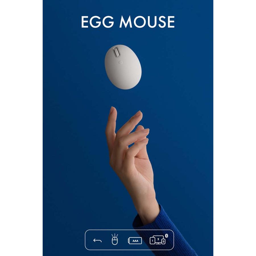ELECOM（エレコム） EGG MOUSE Bluetooth 静音 4ボタン 乾電池式