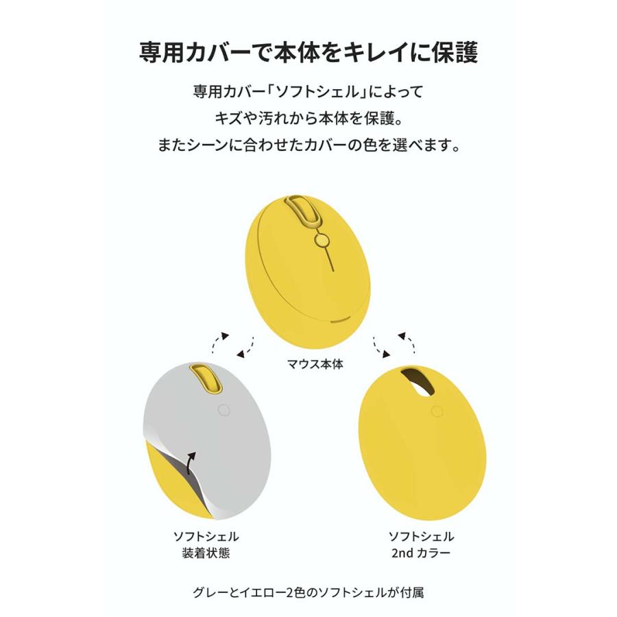 ELECOM（エレコム） EGG MOUSE Bluetooth 静音 4ボタン 乾電池式