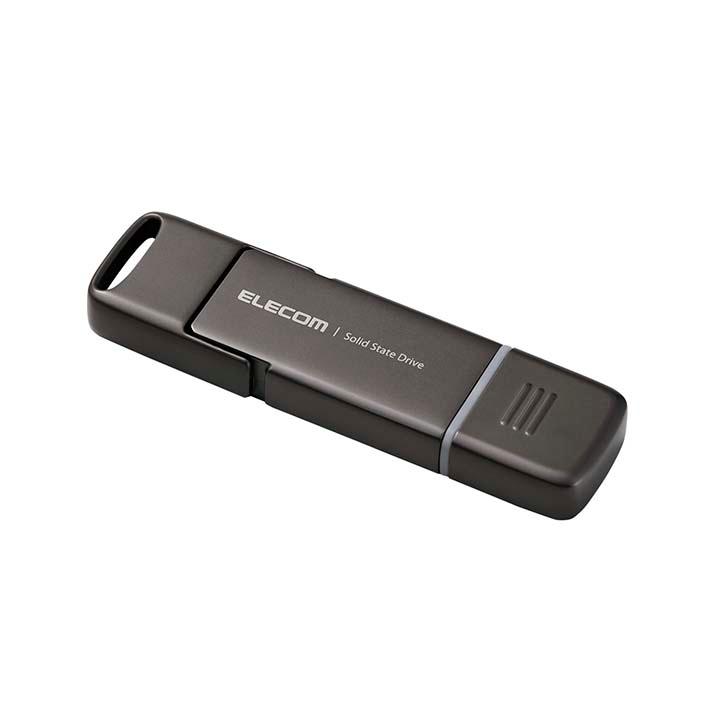 ELECOM 外付けSSD 1TB USB-A・C 【匿名配送】【送料込み】 ELECOM（エレコム） 外付けSSD Type-C / USB-A 対応 外付け ポータブル