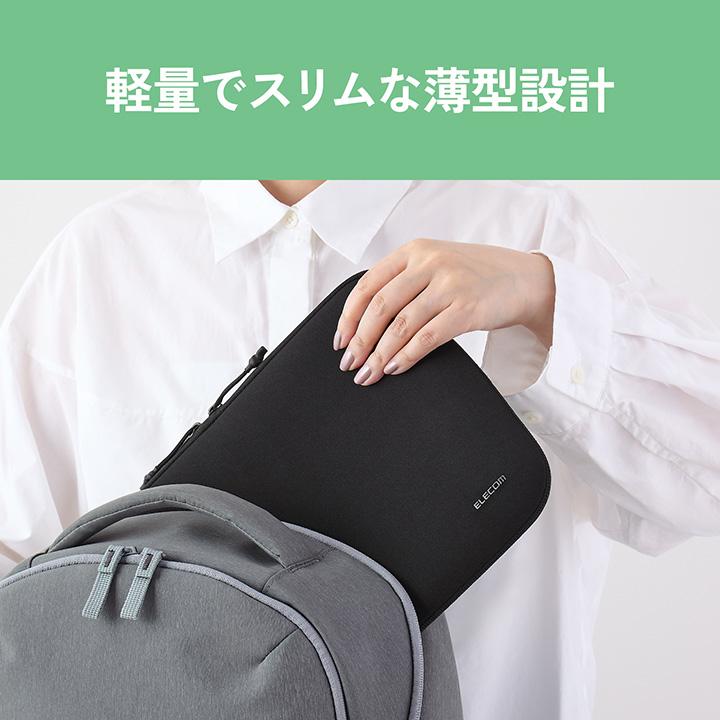 エレコム MacBook Neo専用 ネオプレン ノートパソコン インナーバッグ ブラック  ELECOM BM-IBTHNPNEOBK | ELECOM | 05