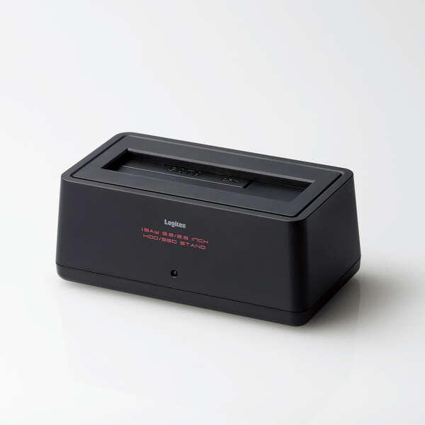 ロジテック ハードディスクケース HDD SSD スタンド 2.5/3.5インチ