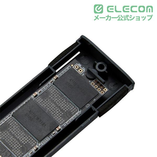 ロジテック SSDケース USB3.2 (Gen2)対応 M.2 NVMe ネジや工具を一切
