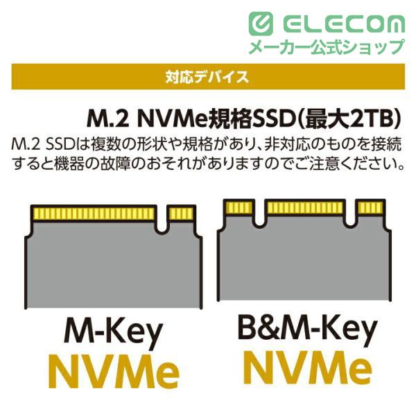 ロジテック SSDケース ソフト付 USB3.2 (Gen2)対応 M.2 NVMe ネジや