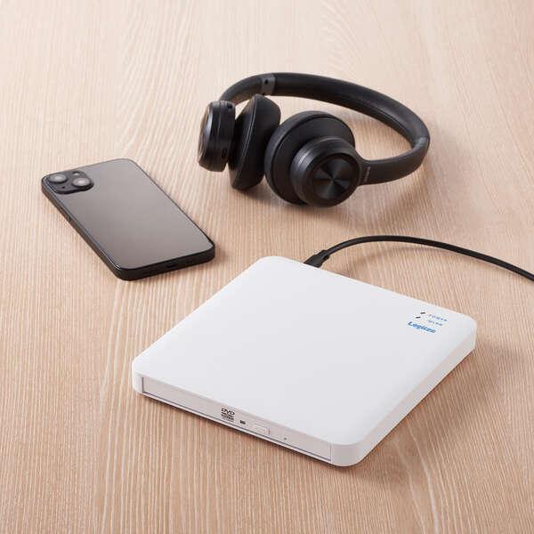 ロジテック エレコム スマホ用 CD録音ドライブ CDレコーダ ロジテック エレコム スマホ用 CD録音ドライブ CDレコーダ