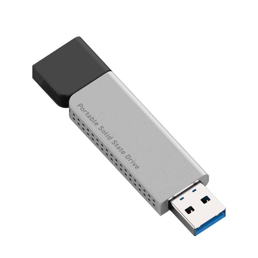 ロジテック 外付けSSD USB-A対応 スリム SSD 1TB ポータブル