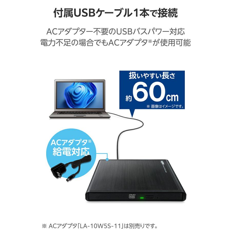 ELECOM（エレコム） ロジテック ポータブル DVDドライブ USB-A