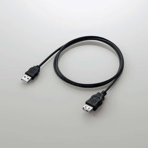 エレコム USB延長ケーブル (A‐A) 1m RoHS指令準拠  ブラック 1m┃USB-ECOEA10｜elecom｜04