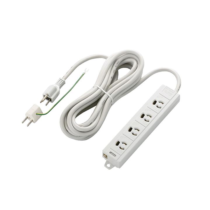 ELECOM（エレコム） 電源タップ 延長コード コンセント タップ ぬけ