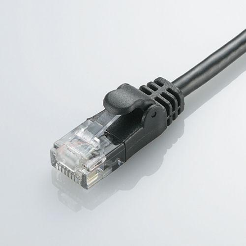 エレコム Cat6準拠 LANケーブル ランケーブル インターネットケーブル ケーブル Gigabit やわらかケーブル 1m ブラック LD-GPY/BK1｜elecom｜02