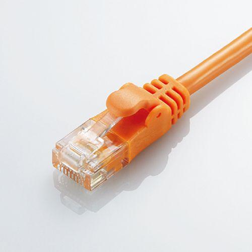 エレコム Cat6準拠 LANケーブル ランケーブル インターネットケーブル ケーブル Gigabit やわらかケーブル 3m オレンジ LD-GPY/DR3｜elecom｜02