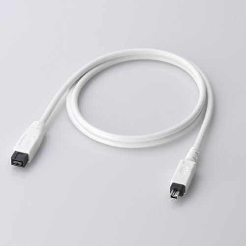 ELECOM（エレコム） FireWireケーブル（9ピン−4ピン）1.0m ホワイト
