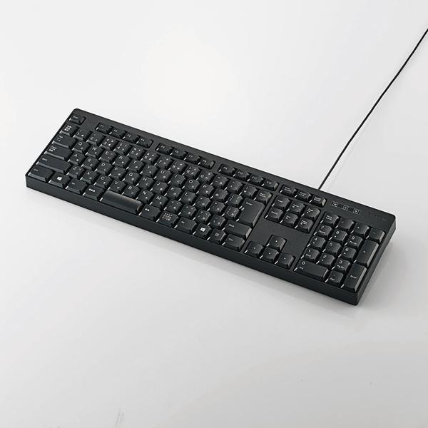 ELECOM（エレコム） 有線キーボード メンブレン式 フルサイズ