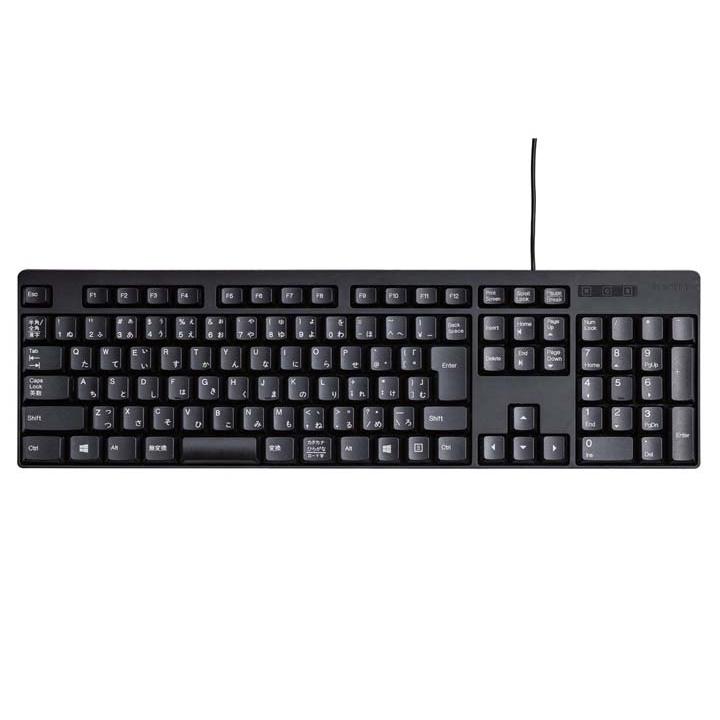 エプソン ビジネスフルキーボード 定価71400円 ELECOM（エレコム） 有線キーボード メンブレン式 フルサイズ