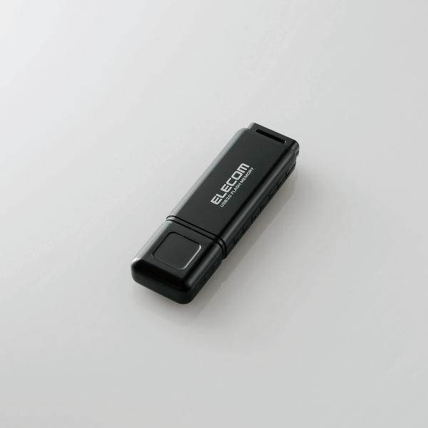 エレコム USBメモリ USB3.0対応 キャップ式 USB メモリ USBメモリー フラッシュメモリー 32GB ブラック  ブラック 32GB┃MF-HSU3A32GBK｜elecom｜04