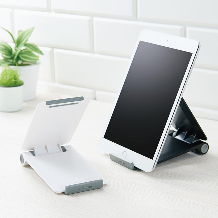 ELECOM　送料無料　 グラフィックタブレットスタンド 高低調整可能 ELECOM（エレコム） タブレット用 コンパクトスタンド ブラック