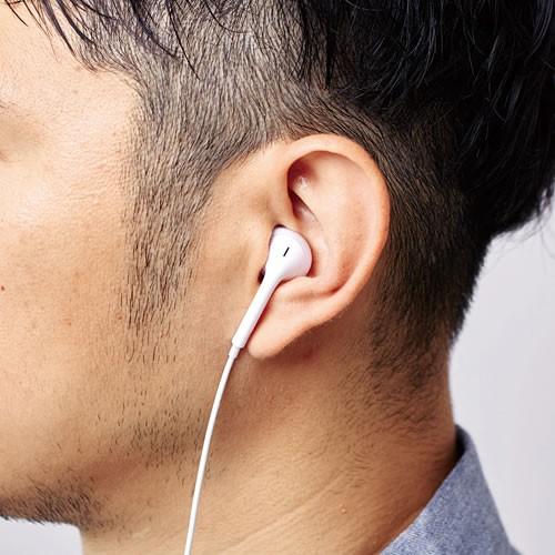 エレコム EarPods 耳にフィットするイヤホンカバー シリコン素材 カナルタイプ クリア クリア┃P-APEPICR｜elecom｜03