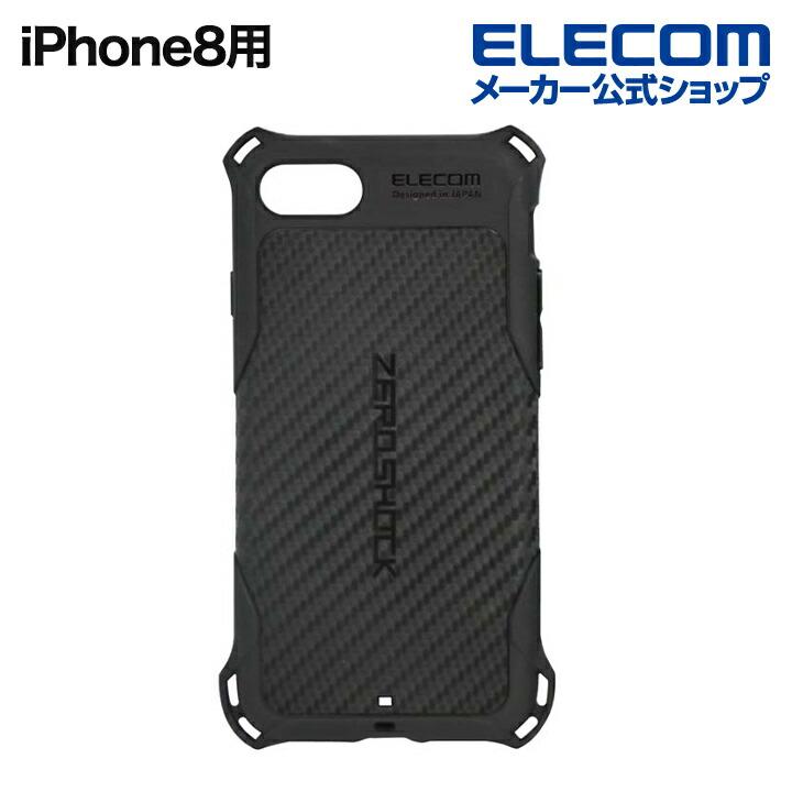 ELECOM エレコム iPhone 8用 ZEROSHOCK グリップ アイフォン ELECOM エレコム iPhone 8用 ZEROSHOCK グリップ アイフォン
