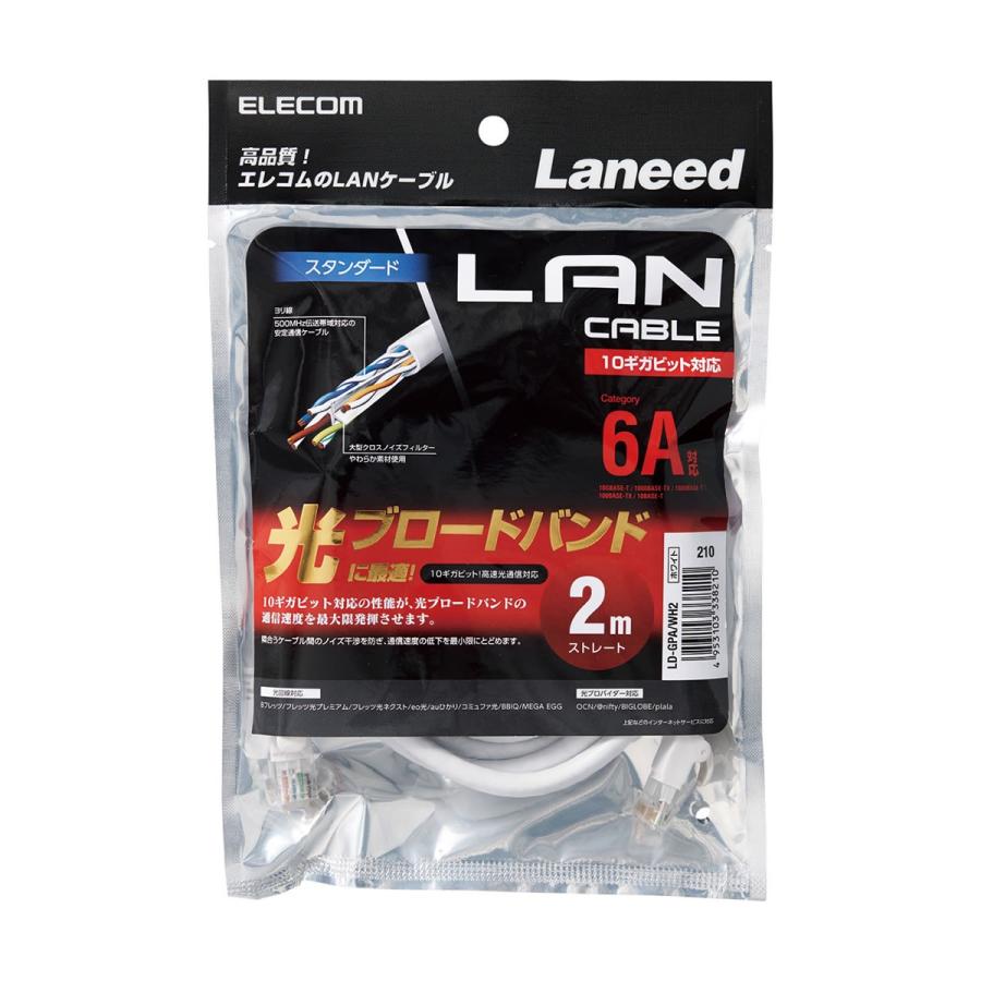 ELECOM（エレコム） Cat6A準拠 LANケーブル ランケーブル