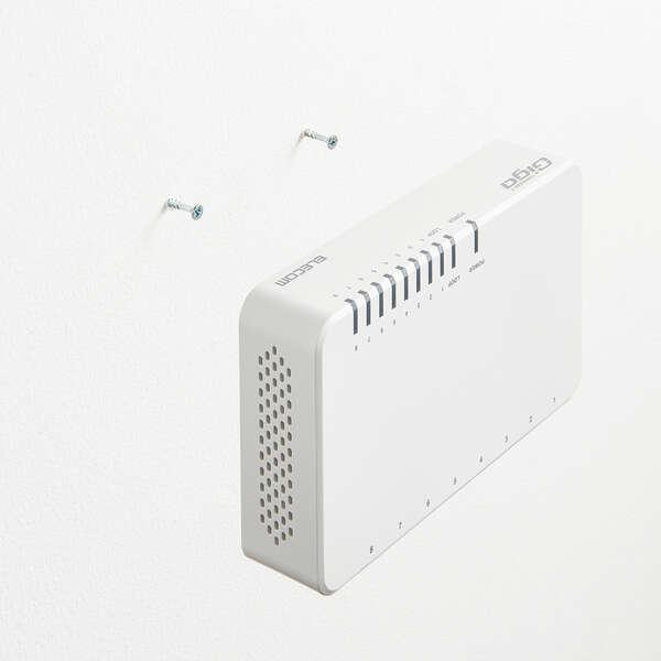 ELECOM（エレコム） スイッチングハブ 1000BASE-T対応 プラスチック筐