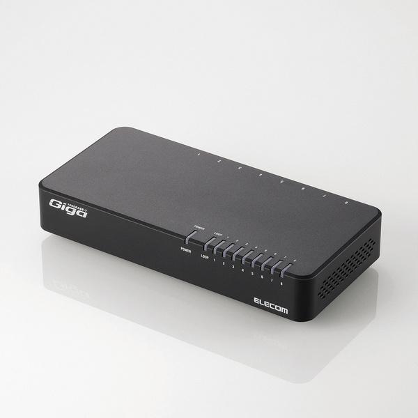 ELECOM エレコム スイッチングハブ 1000BASE-T対応 8ポート ELECOM エレコム スイッチングハブ 1000BASE-T対応 8ポート
