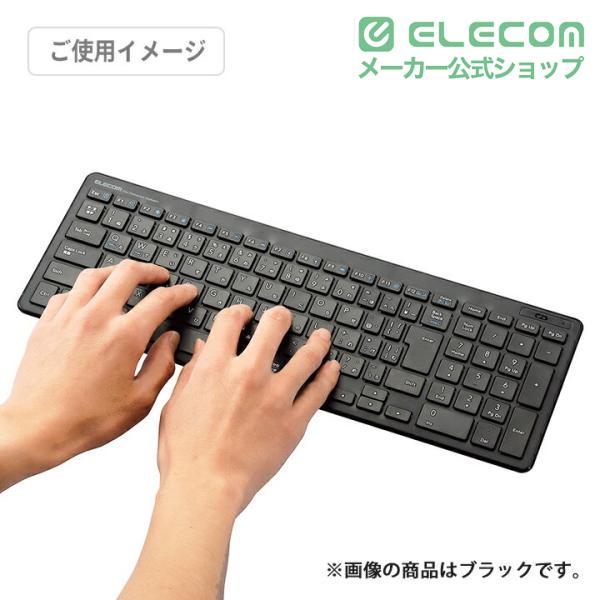 ELECOM（エレコム） キーボード 無線 薄型 2.4GHz ワイヤレス
