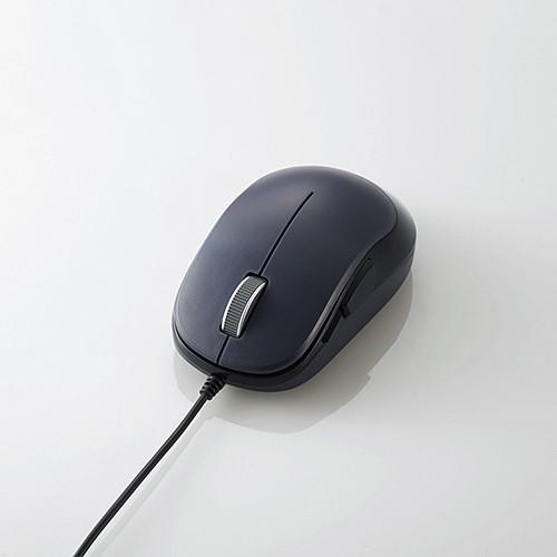 エレコム 有線マウス 5ボタン BlueLED 有線 マウス 戻るボタン ブラック  ブラック┃M-Y9UBBK｜elecom｜02