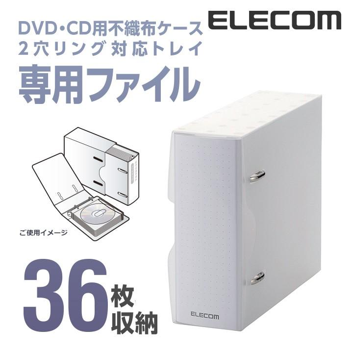 超可爱の SALE 80%OFF エレコム DVD CD 不織布ケース専用 ファイル クリア 36枚収納┃CCD-BC02CR