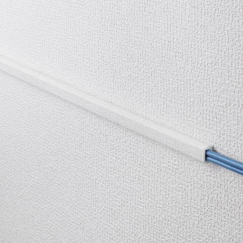 ELECOM（エレコム） ケーブルカバー 壁紙タイプのフラットモール 織目