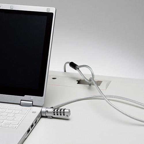 ELECOM（エレコム） 小型セキュリティワイヤーロック ESL-37I
