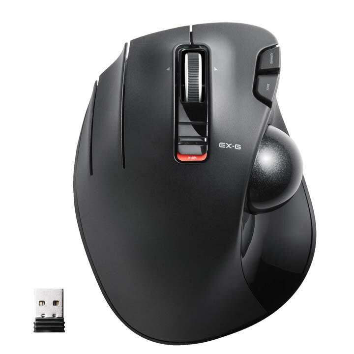 ELECOM（エレコム） トラックボールマウス 無線 6ボタン ワイヤレス