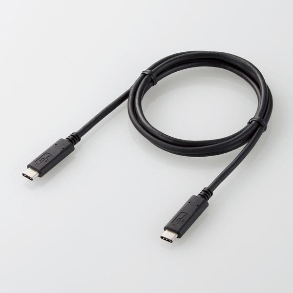 エレコム USB2.0ケーブル（Type-C-TypeC）/1.0m ブラック 1.0m U2C-CC5P10NBK | ELECOM | 03