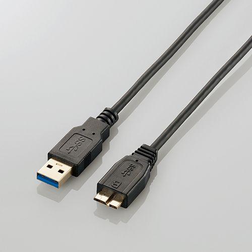エレコム USB microBケーブル USB3.0 極細 (A-microB) 1m ブラック ブラック 1.0m┃USB3-AMBX10BK｜elecom｜02