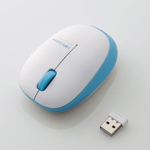 ELECOM エレコム 無線マウス 軽量 ワイヤレスマウス BlueLED