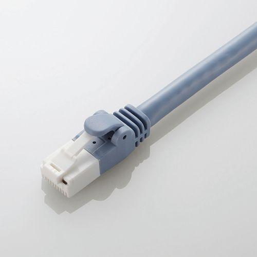 エレコム Cat6A準拠 LANケーブル ランケーブル インターネットケーブル ケーブル cat6 A対応 ツメ折れ防止 0.5m ブルー LD-GPAT/BU05｜elecom｜02