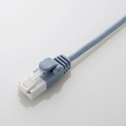 エレコム Cat6準拠 LANケーブル ランケーブル インターネットケーブル ケーブル スリムケーブル ツメ折れ防止 10m ブルー LD-GPST/BU100｜elecom｜02