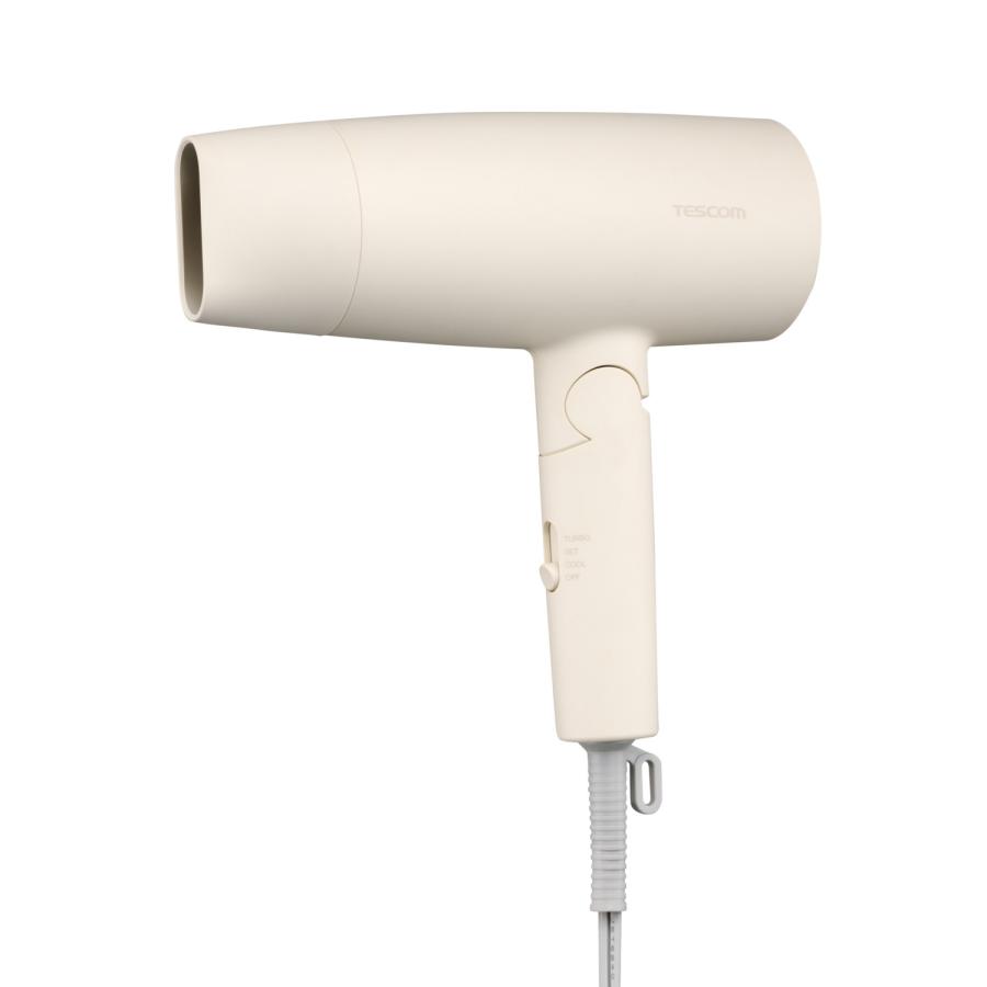 テスコム ハンドドライヤー プロテクトイオン ヘアドライヤー イオンタイプ 大風量 速乾 セットフード付き クリーム TESCOM TD361A-C | ELECOM | 01