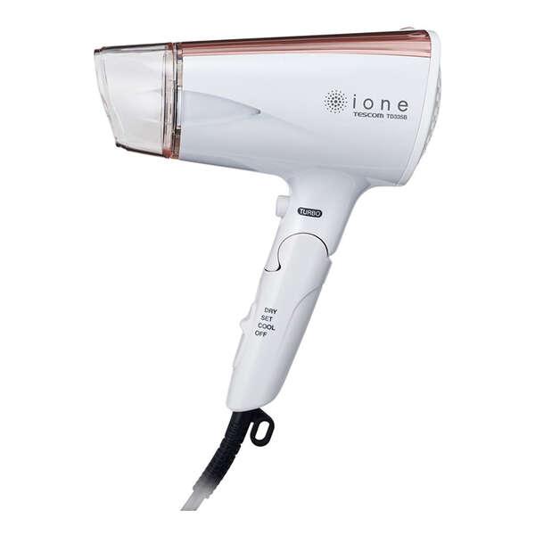 ELECOM（エレコム） テスコム ドライヤー 軽量 マイナスイオン 大風量