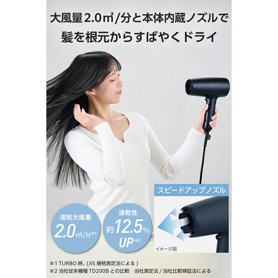 ELECOM（エレコム） テスコム ヘアドライヤー マイナスイオン ハンド