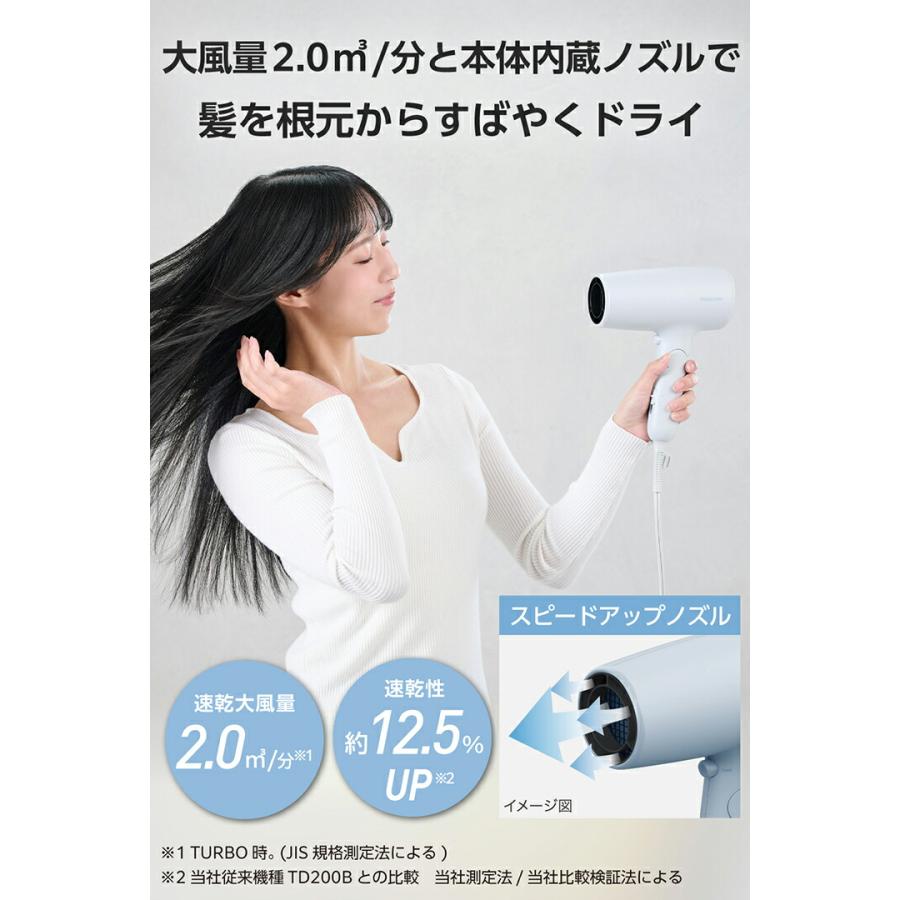 ELECOM（エレコム） テスコム ヘアドライヤー マイナスイオン ハンド