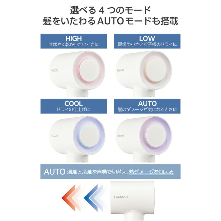 ELECOM（エレコム） テスコム ハンドドライヤー マイナスイオン ヘア